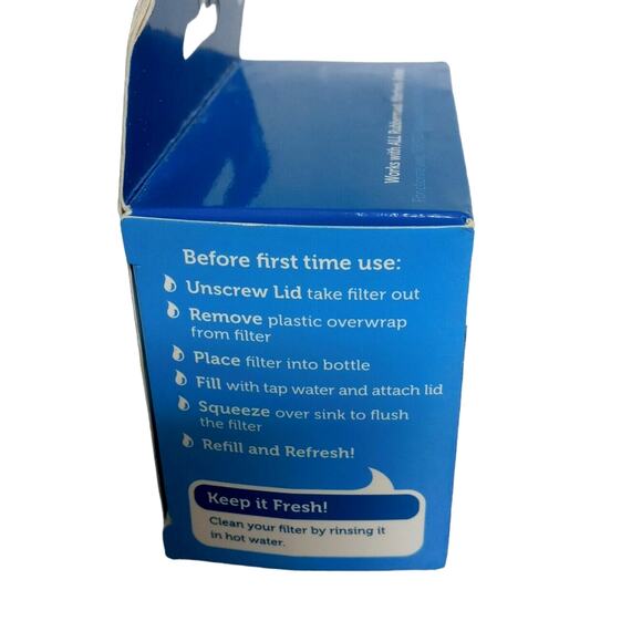 Rubbermaid Water Bottle Filter Refill 1J63 VTG Travel Prep 💧 - Picture 4 of 11